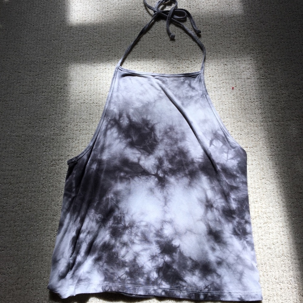 American Eagle Tie Dye Halter Crop Top